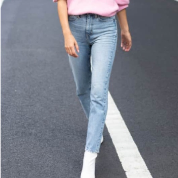 something navy jeans